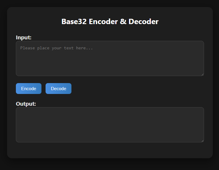 Base32 Screenshot 1