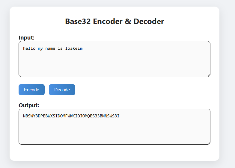 Base32 Screenshot 2
